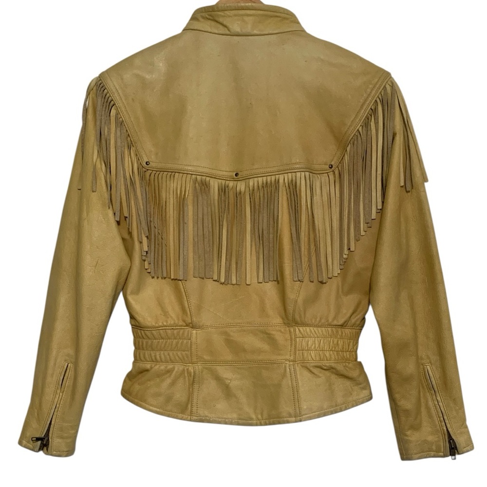 Vintage 80’s Adventure Bound Wilson’s Leather Fringe Jacket - Picture 6 of 16